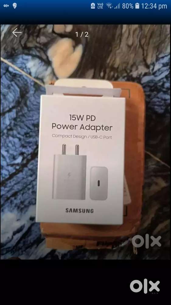 Orignal Samsung Power Adapter 15W Charger Usb C Port