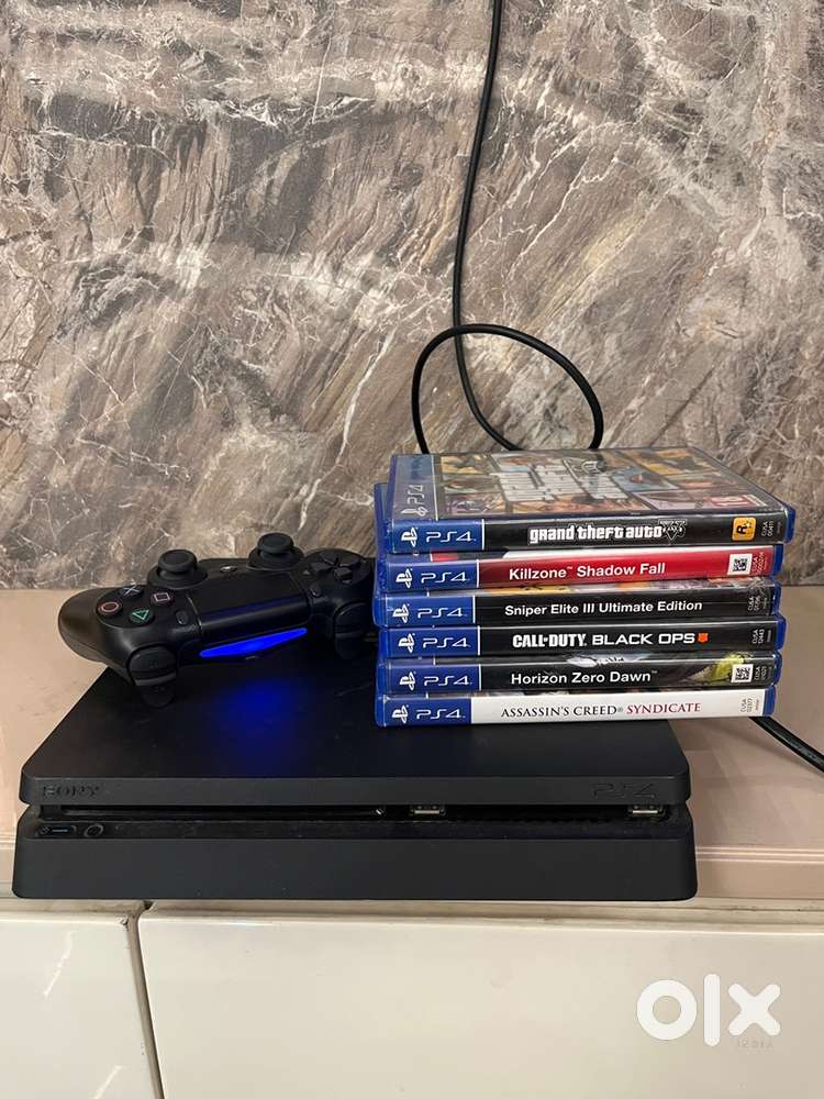Ps4 500 gb with 6 games