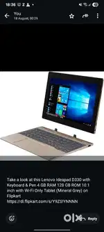 Lenovo Ideapad D330 4GB RAM 128 GB ROM 10.1 inch  (Mineral Grey)