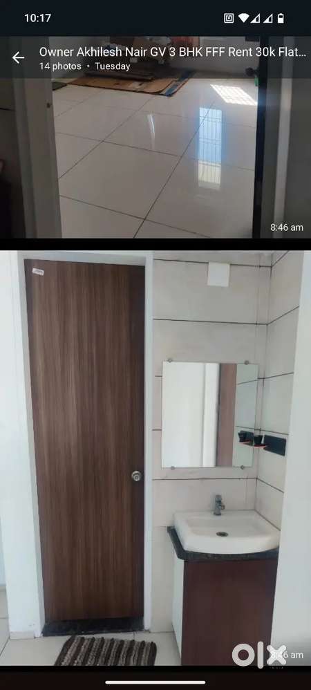 3 BHK fully furnished flat