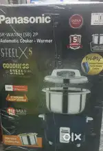 PANASONIC RICE COCKER with 2 steal bowl MRP :-5095