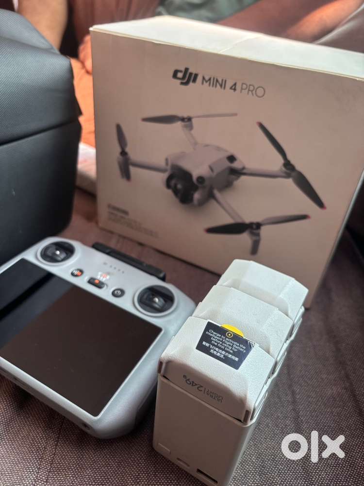 Dji mini 4 pro accessories, 45minutes 3 batteries with RC 2