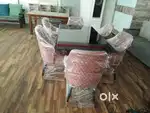 6 seater dining table with chairs
