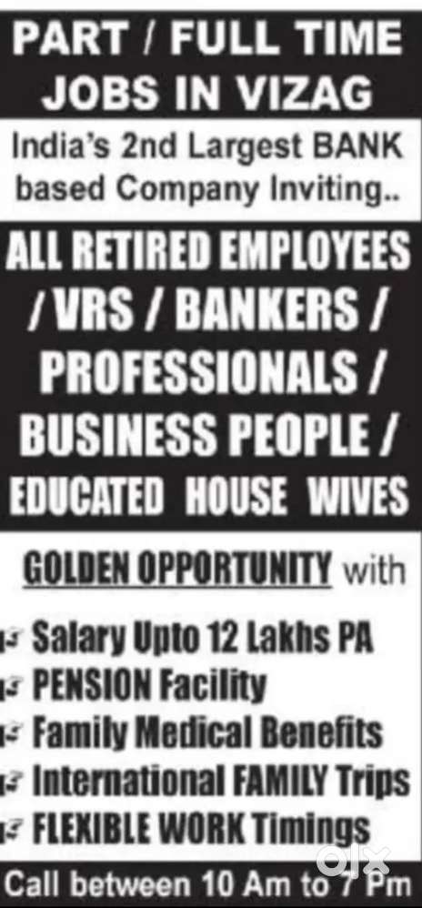 Work from home part time nd full time jobs