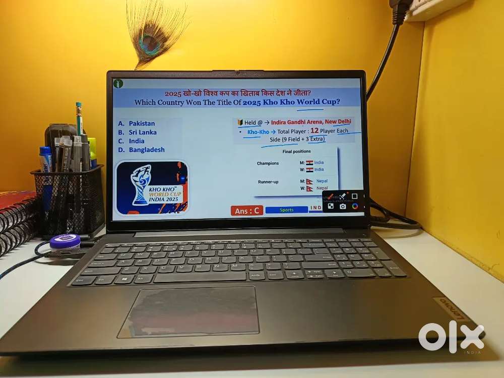 Lenovo V15 i5 Laptop – Smooth Performance  8GB/512SSD + Free Mouse