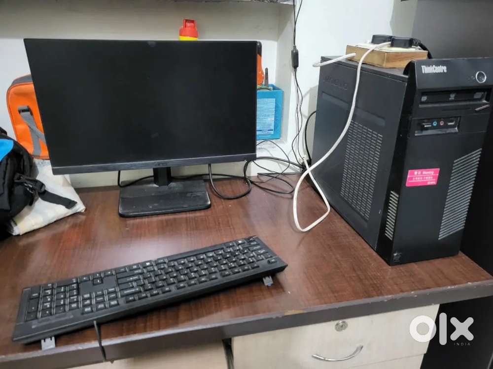 Lenovo CPU with acer 21.5 inch big monitor