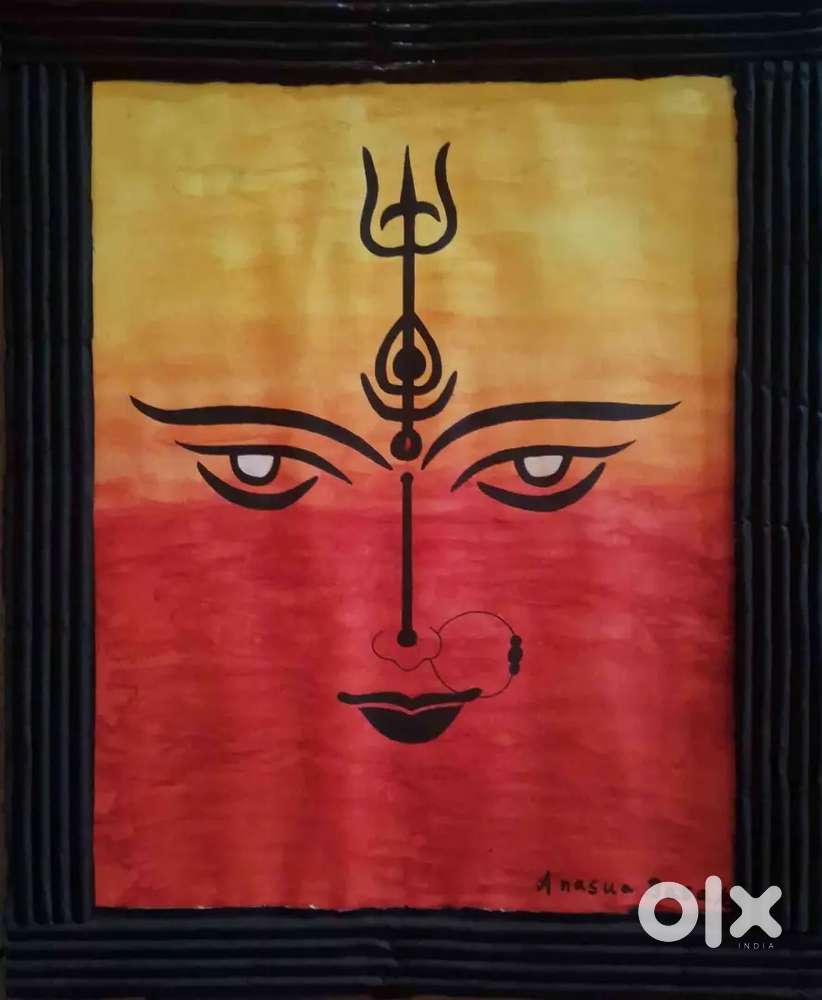 Durga maa drawing