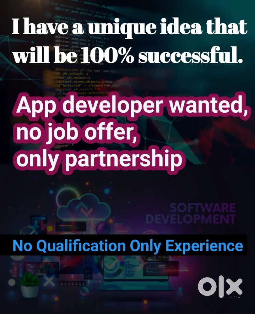 Need a Developer to own our business