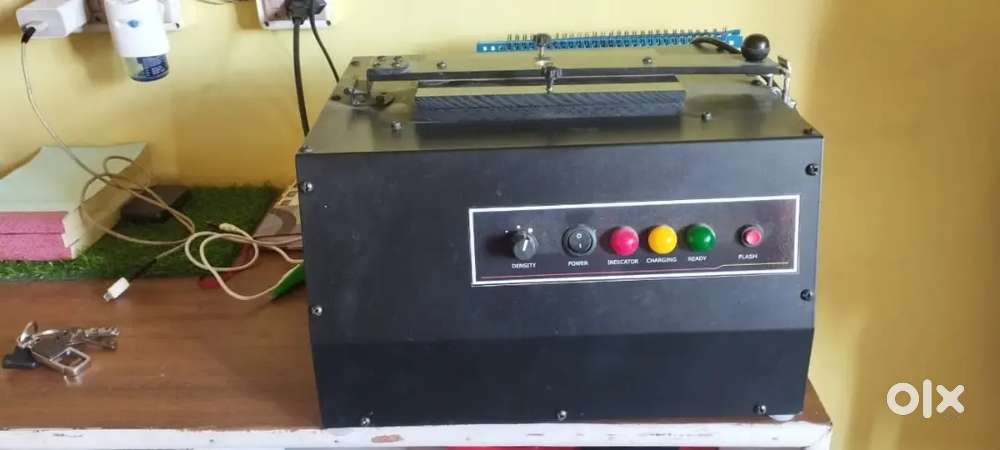 Rubber stamp making machine selling for urgent money