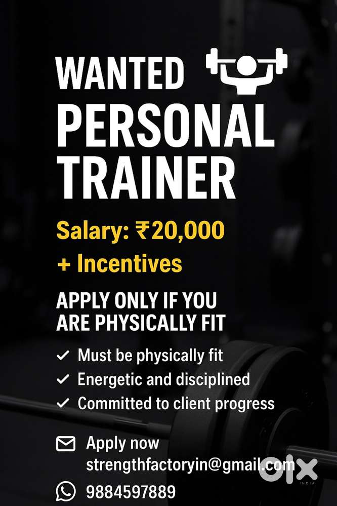 Personal trainer and Floor Trainer