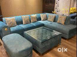 Sunday offer buy new sofa 8500, L size sofa 13990/-EMI available