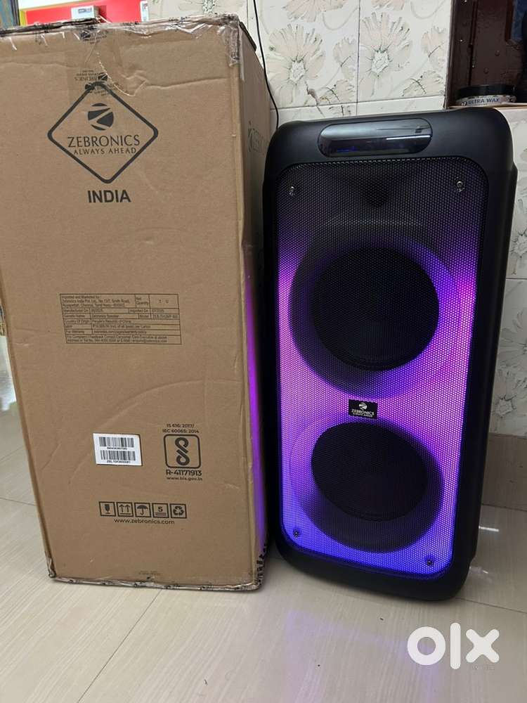 Zebronics party box (100 percent condition)
