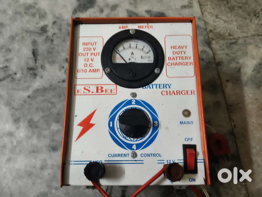 Car battery and charger