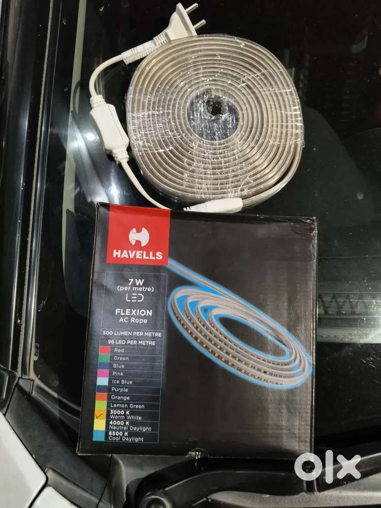 Havells 5 meter rope light 7w new