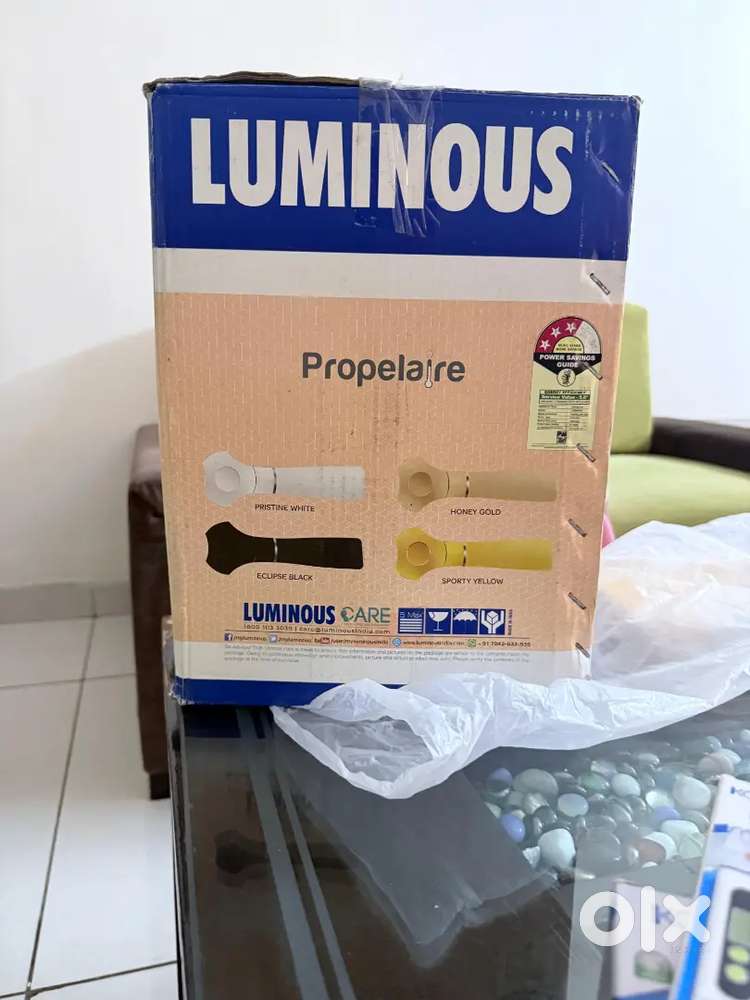 Luminous ceiling fan sealed pack