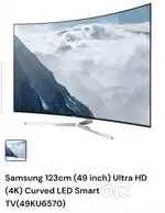 SAMSUNG CURVED 50 INCH SMART 4 K ULTRA HD TV