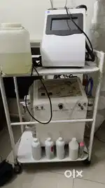 Reclining chair, hydrafacial machine for salon . Furniture for shop
