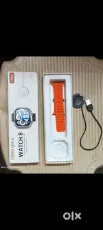ultra Watch 8 Charge Backup 3 days Good Condition with Box