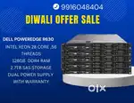 DELL SERVER R630 24 CORE 48 THREADS 128GB RAM 2.7TB SAS DUAL PS