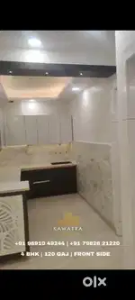 4 BHK 120 Sq Yds New Flat Near Nawada Metro Station with lift and car