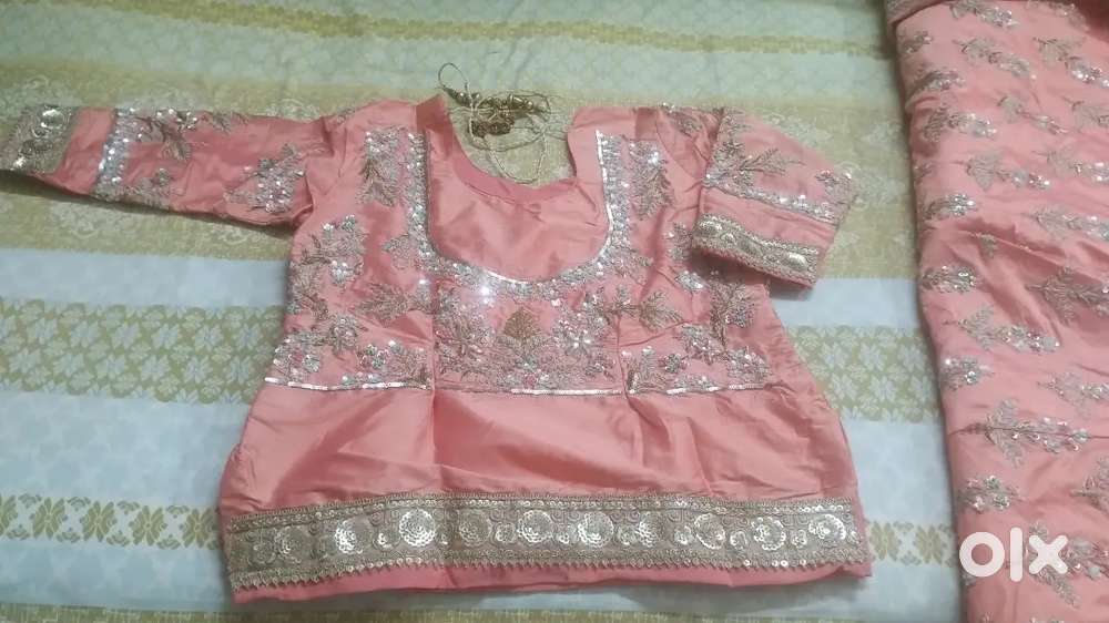 Heavy bridal lehnga &  garara