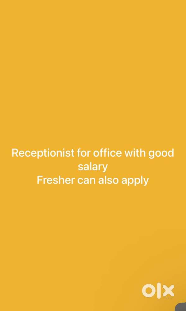 Receptionist for office