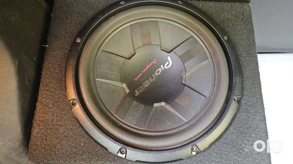 Pioneer subwoofer&JBL amplifier