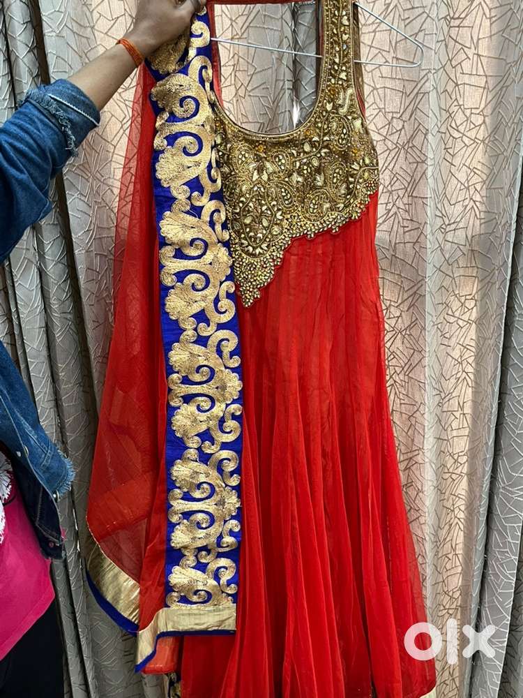 Very heavy gown with dupatta