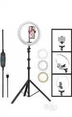 12 inch ring light + tripod stand with mobile holder