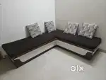 Well conditioned 5 seater sofa and dining table