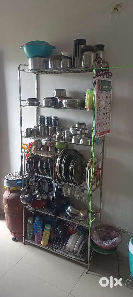 Steel Kitchen Rack for Sale – Good Condition