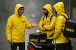 Delivery boy and picking working