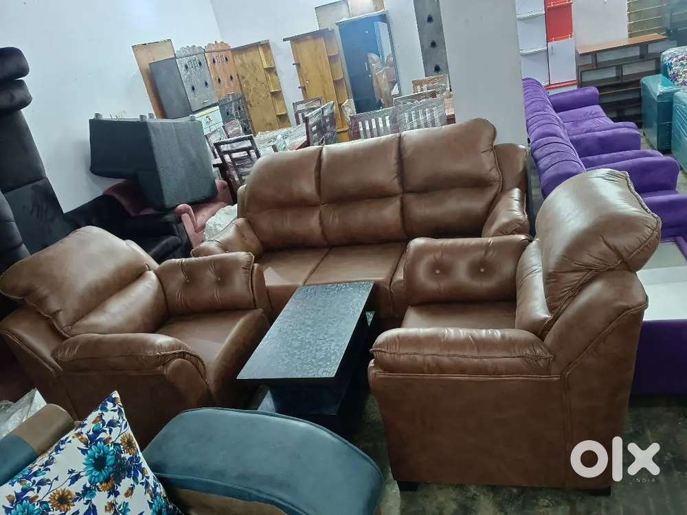 New luxury Neem wood 5 seater sofa set at affordable price