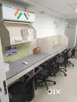1 cabin 5/6 workstations office space in vaishali