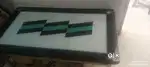 Centre table steel with glass
