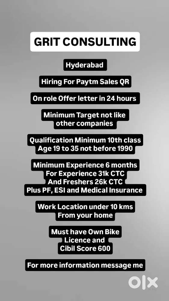 Hyderabad Paytm Sales QR