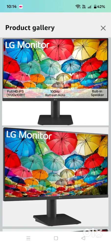 LG tv led and tea table