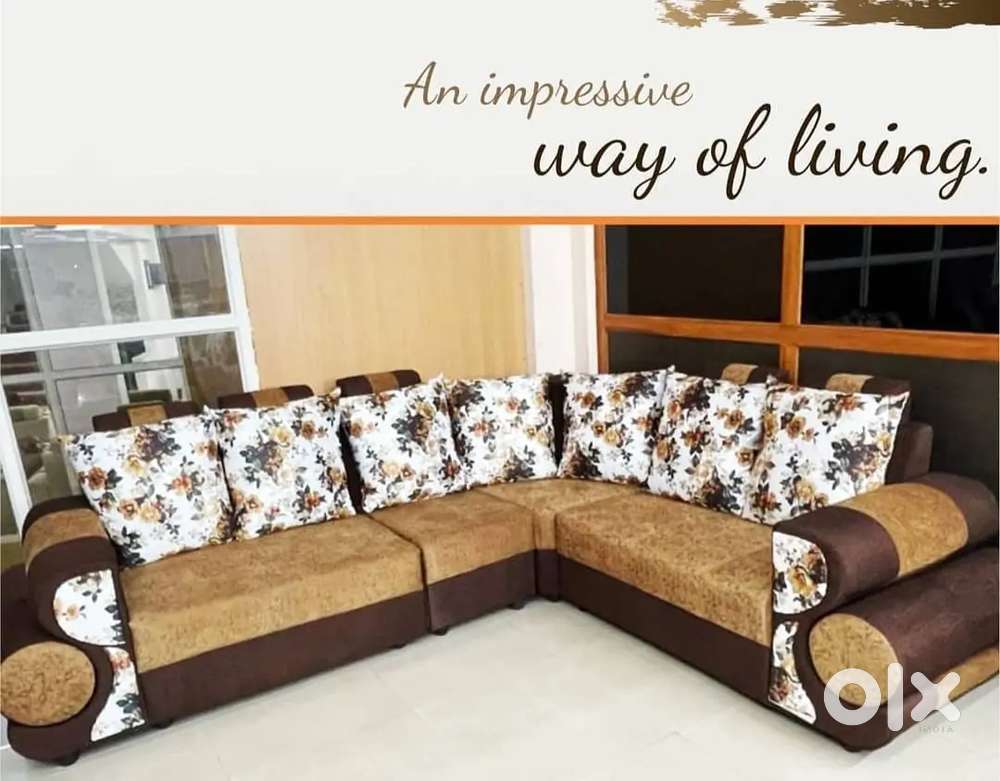Premium quality l shape sofa set available in starf premium Furniture