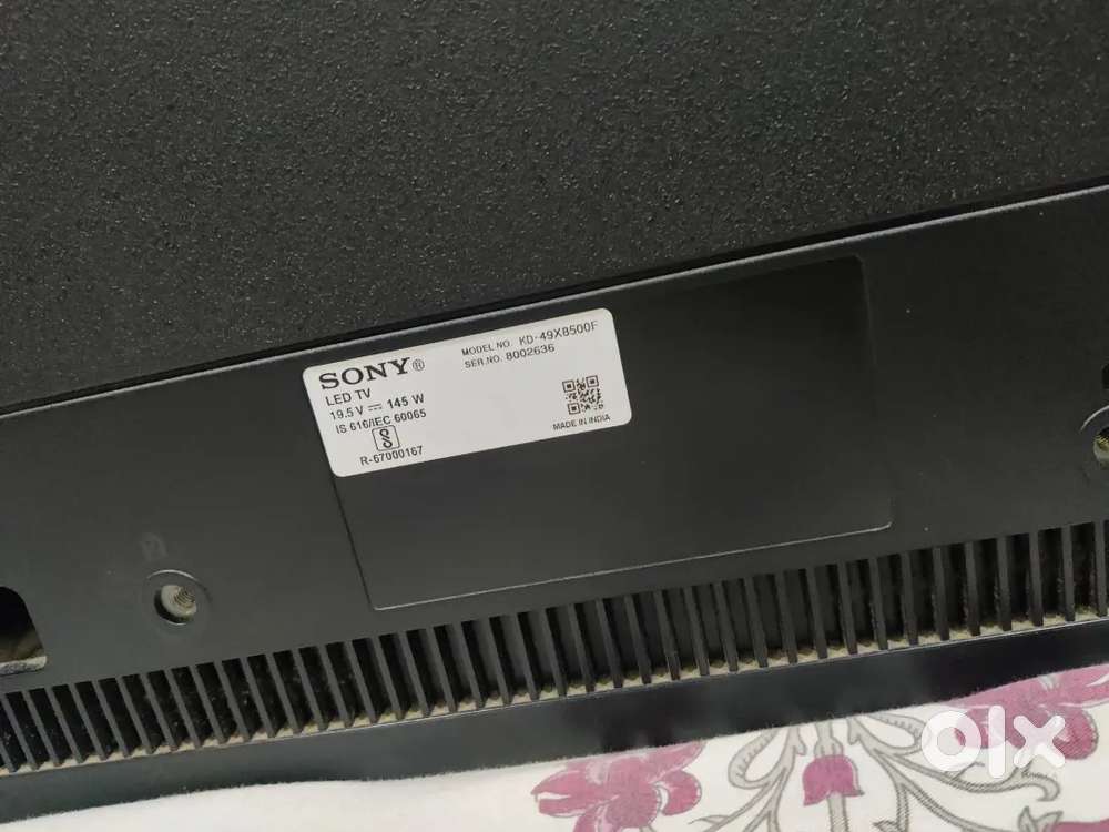 *NEGOTIABLE Sony Bravia 4K 49 inch TV - SCREEN NOT WORKING