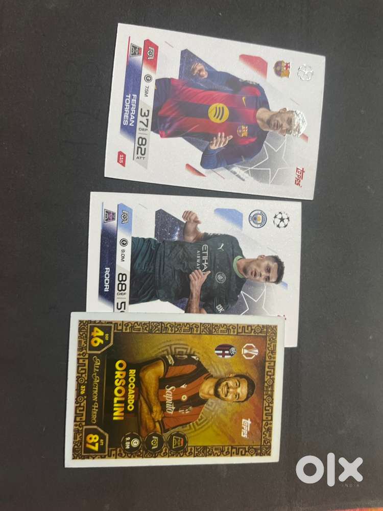 Rodri ferran torres &riccardo rosolini&mystery card