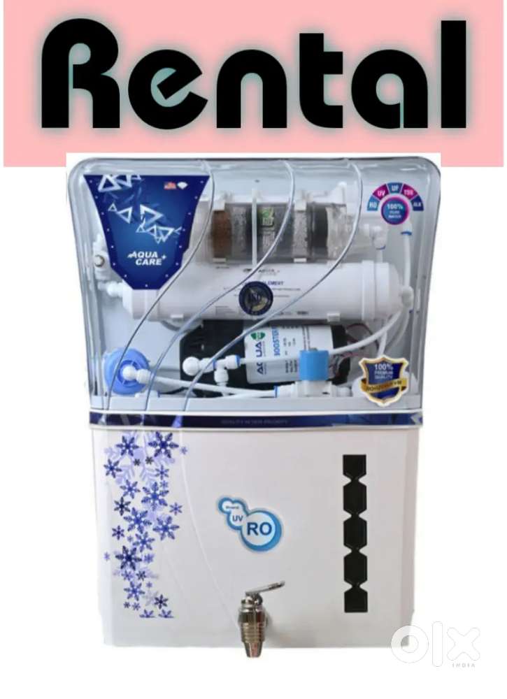 Water purifier available on rent