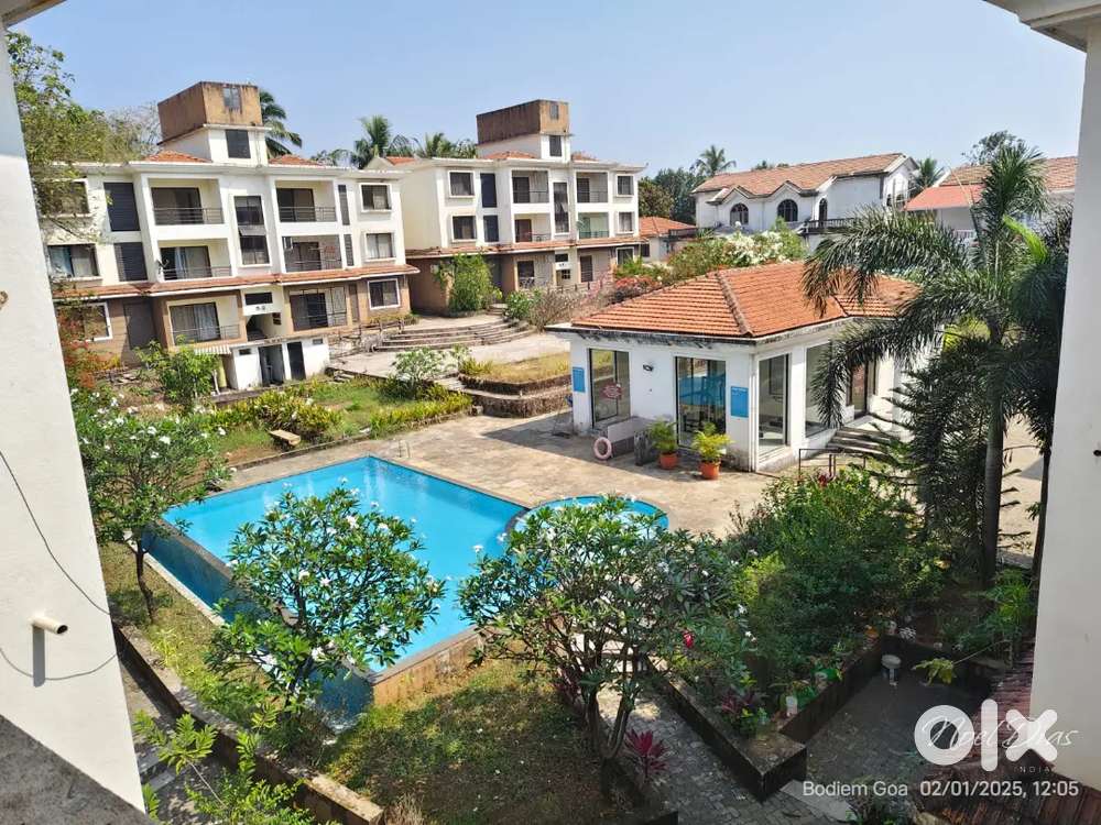 Available 2BHK Flat at Tivim Gated society with all amineties 62 lacs