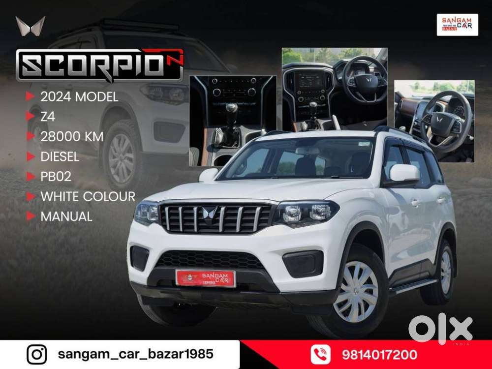 Mahindra Scorpio N Z4 Diesel MT 2WD 7 STR, 2024, Diesel