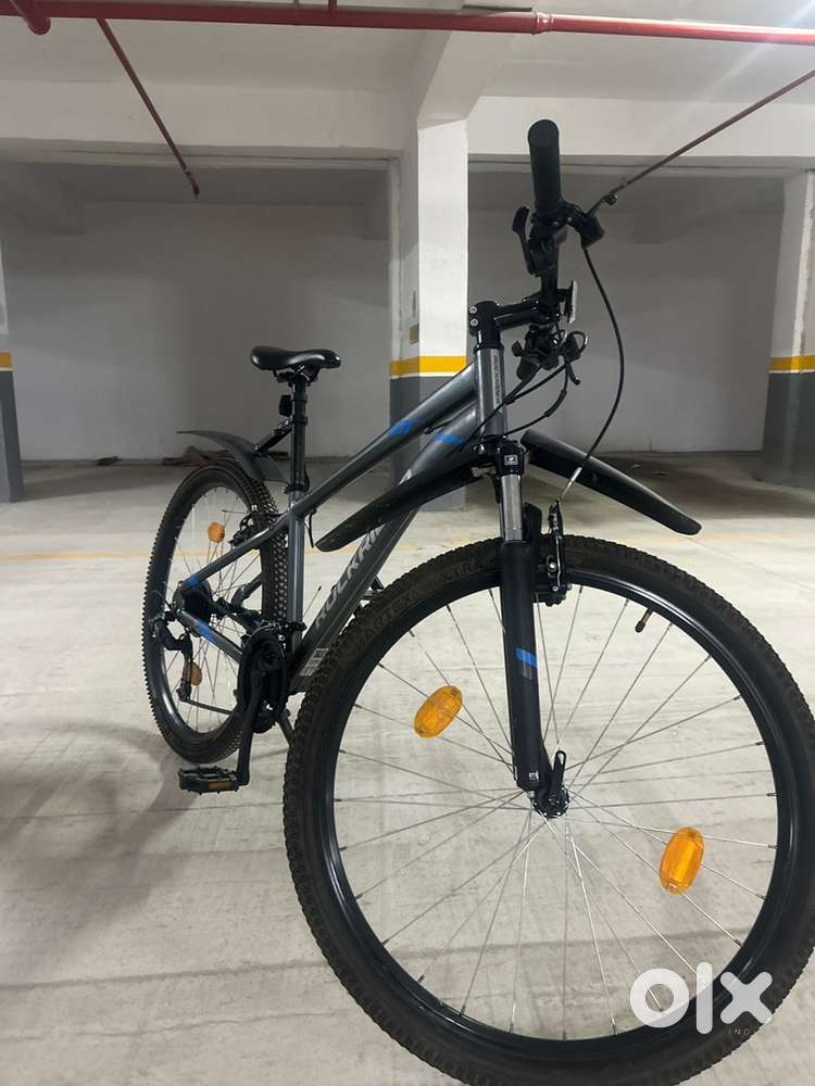 Mountain bike Rockrider ST100 Grey, Aluminium frame,21 speed,80mm susp