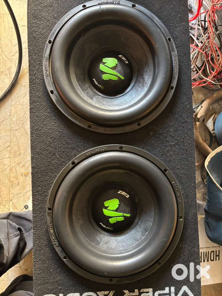 Deaf Bounce Woofer 1200 rms Double with viper Audio Tuned enclosure