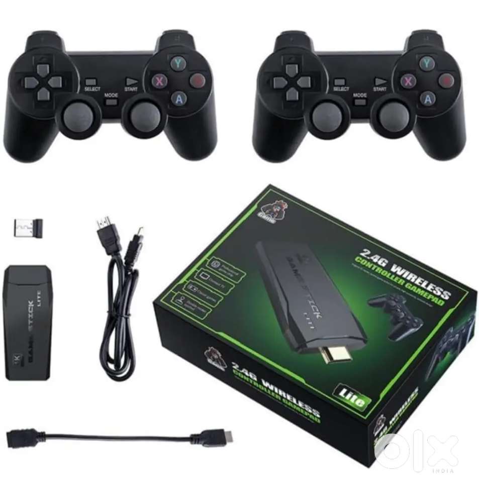 Wireless video game with two wireless Controllers for kids