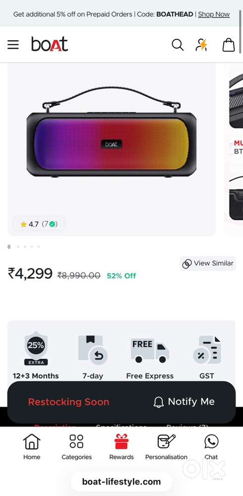 For sell boat speaker