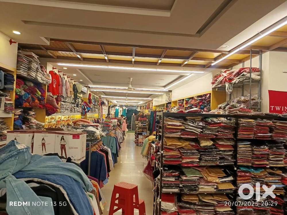 Sales staff at clothing store