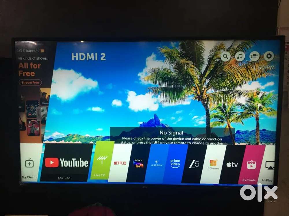 Lg 50 inch led smart  tv with AI voice