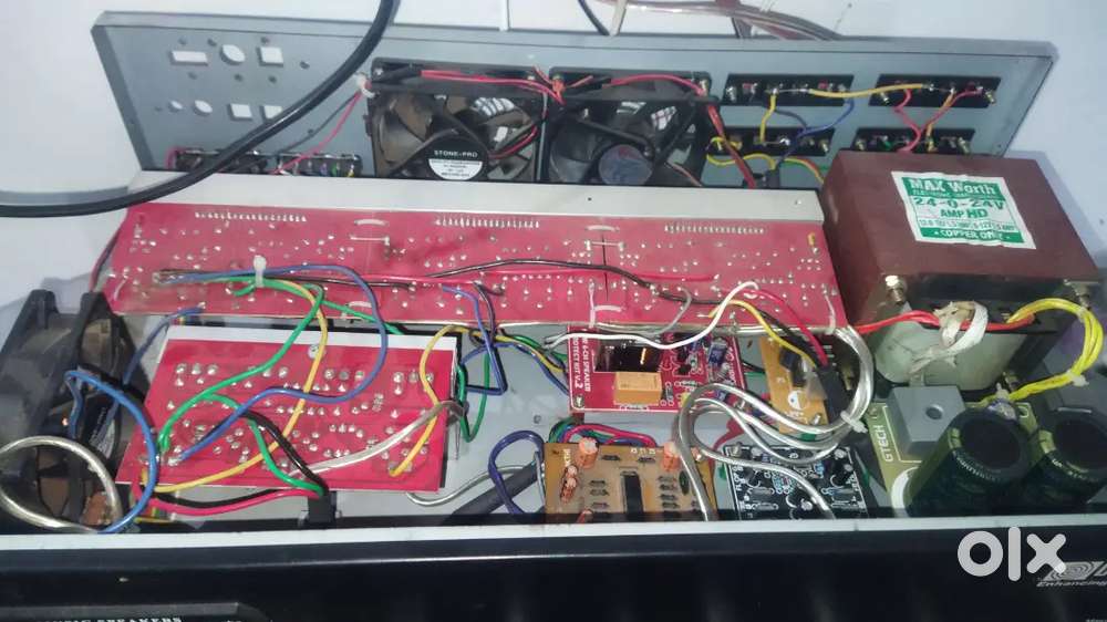 5.1 amplifier 4 box 8 inch double magnet